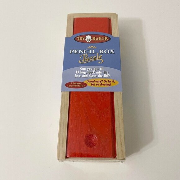 2005 Toy Maker Pencil Box Puzzle Log Game - Picture 11 of 12